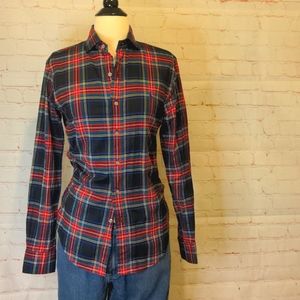 🌞🌞🌞🌞🌞POLO by Ralph Lauren Plaid Button Down Shirt Long Sleeve Slim Fit